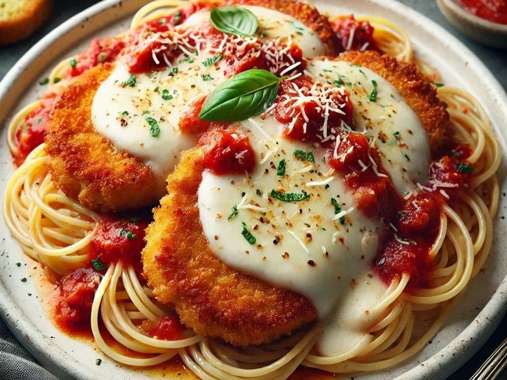 PORK PARMIGIANA PASTA