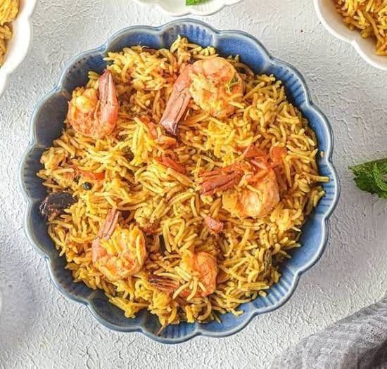 Biryani de crevettes / Biryani Shrimp