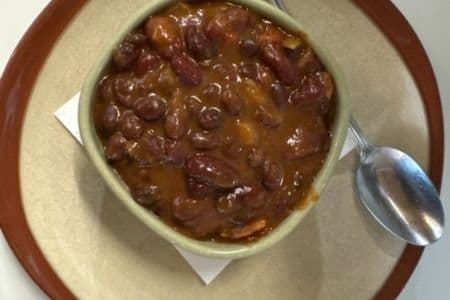 Smoked Beans with Bacon - Cup
