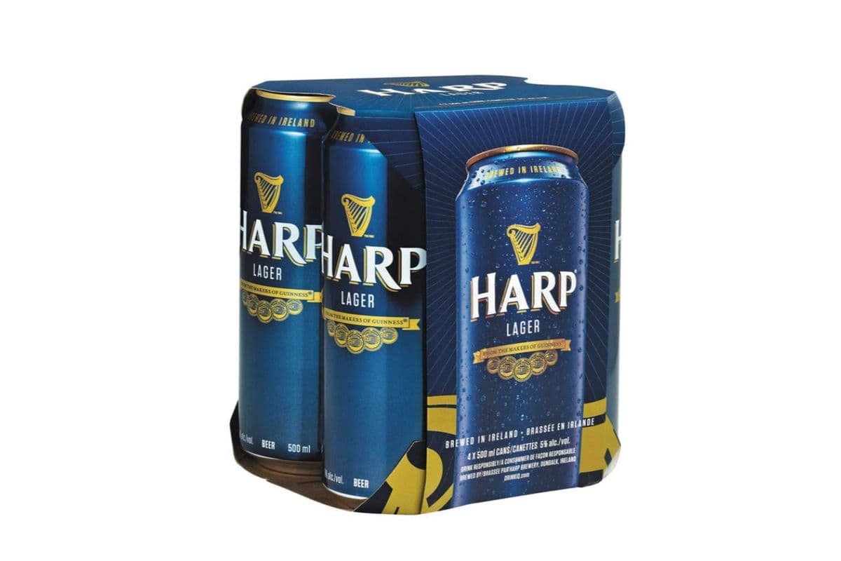 HARP LAGER 4 PK CAN (1 x 500 ML)