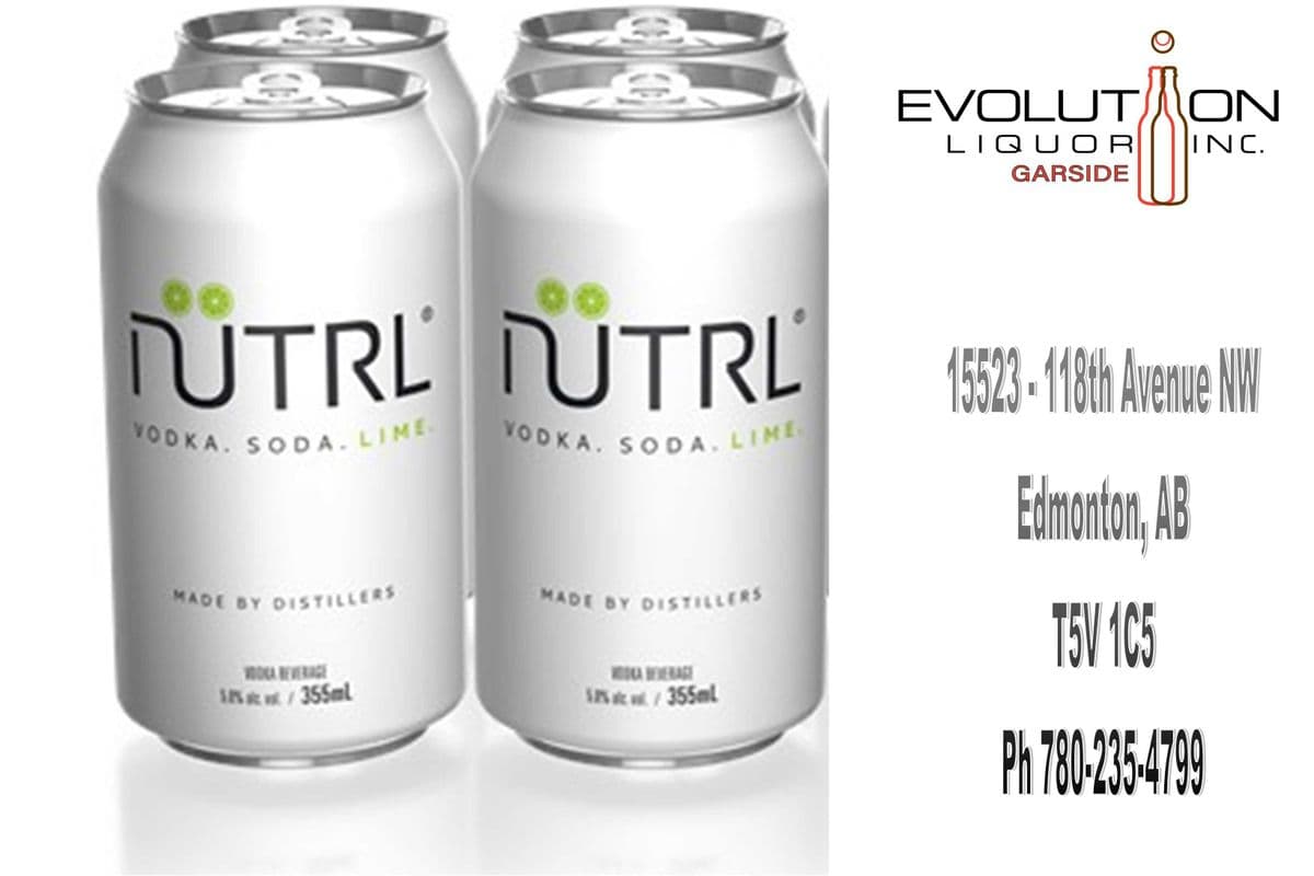 Nutrl Vodka Soda Lime C355-04 (4 x 355ml Can)