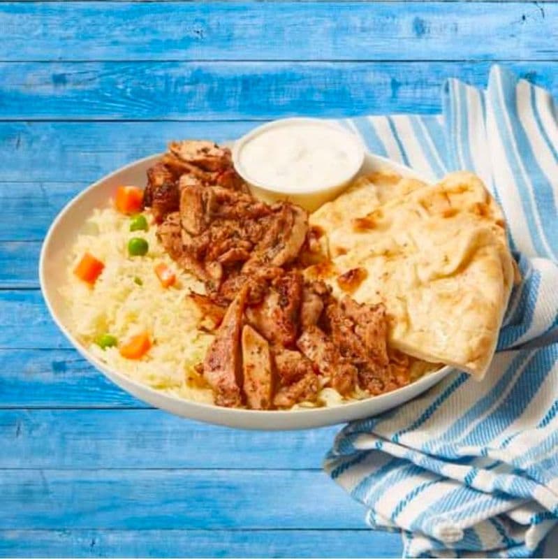 Chicken Gyros Rice Bowl