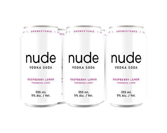 NUDE RASP LEMON 6 CAN (6 X 355ML)