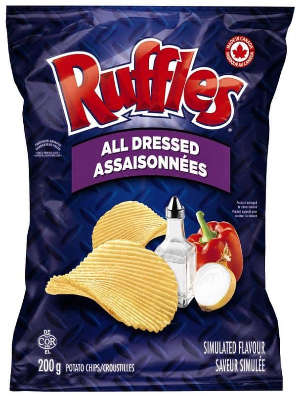 Ruffles assaissonnée / Ruffles All Dressed (200 g)