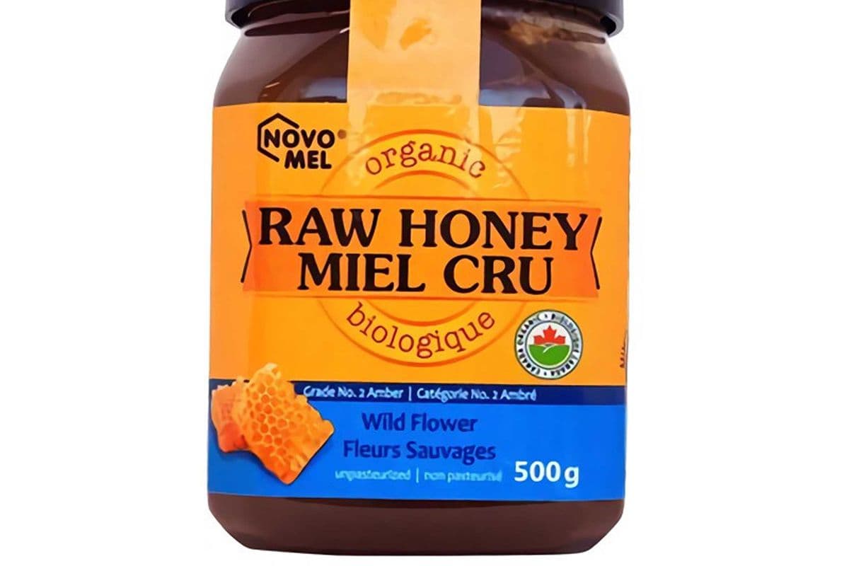 Novomel wildflower raw honey