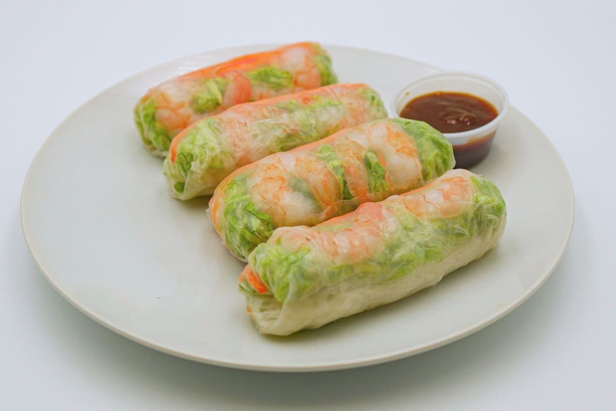 Vietnamese Shrimp Salad Rolls