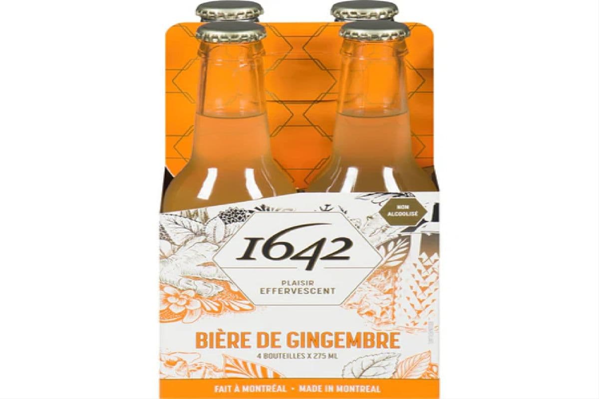 1642 Canadian Ginger Beer - 4 pack