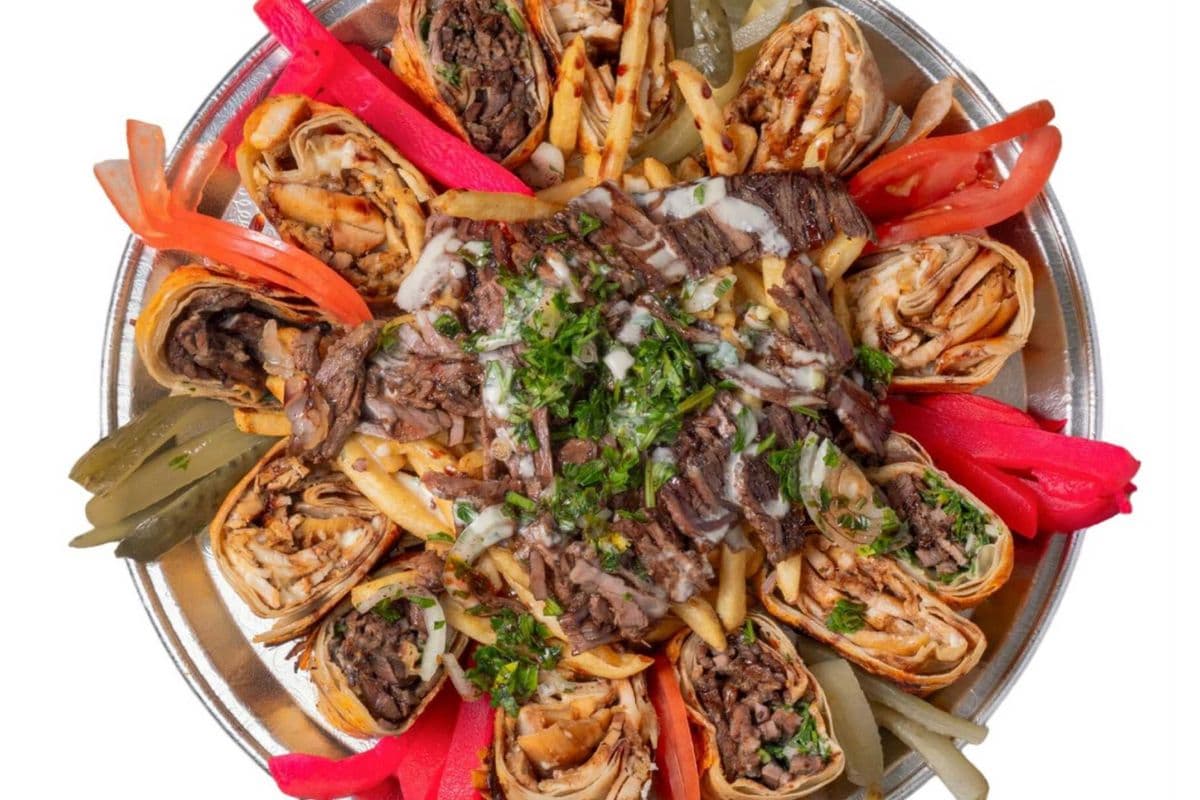 Sushi Shawarma Platter (18 pcs)