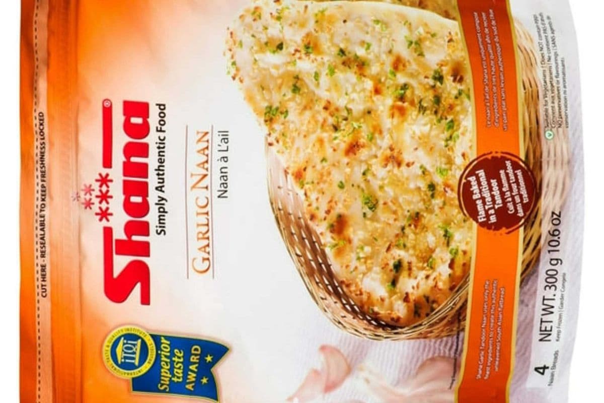 Shana Garlic Naan, 300g 4 PC (300g)
