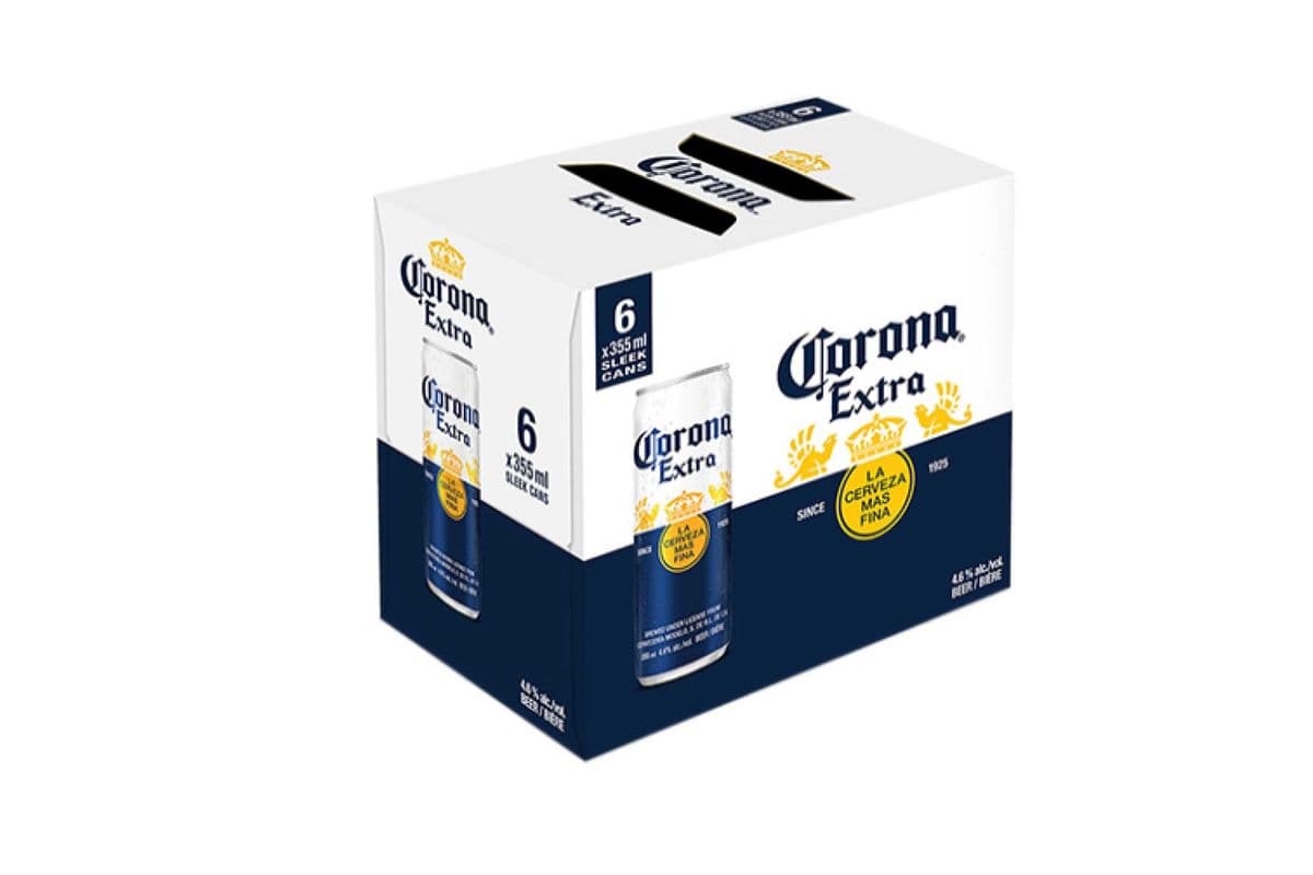 CORONA EXTRA 6PK CAN (1 x 355 ML)