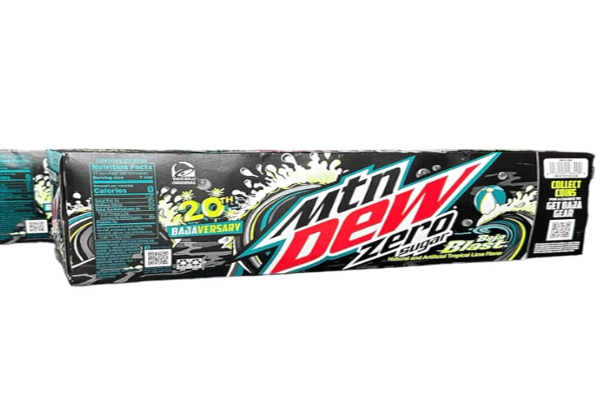 Mtn dew baja blast tropical lime zero