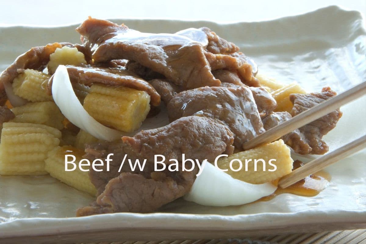 Beef with Baby Corn