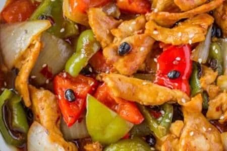 50. Chicken Black Bean Vegetables