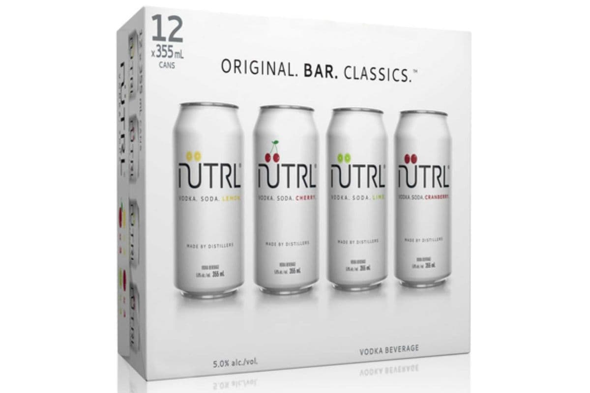 Nutrl Vodka Soda Variety Pack (12 x 355 ml)