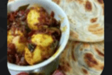 Egg Roast and Two Kerala Parotta