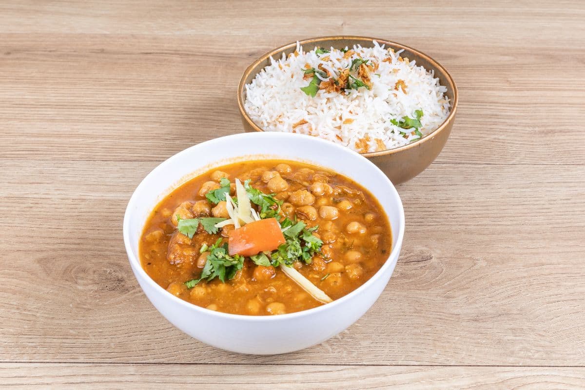 Chana Masala w/ Rice