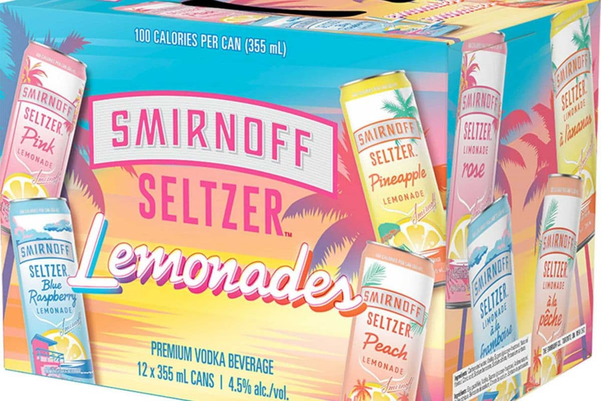 Smirnoff Seltzer Lemonade (12 x 355 ml)