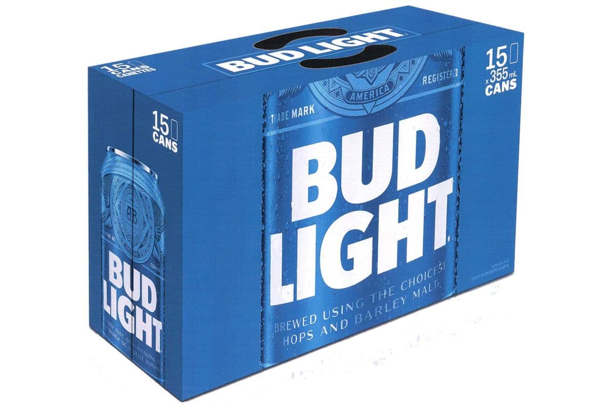 Bud Light Lager (15 Cans) (15 x 355 mL)