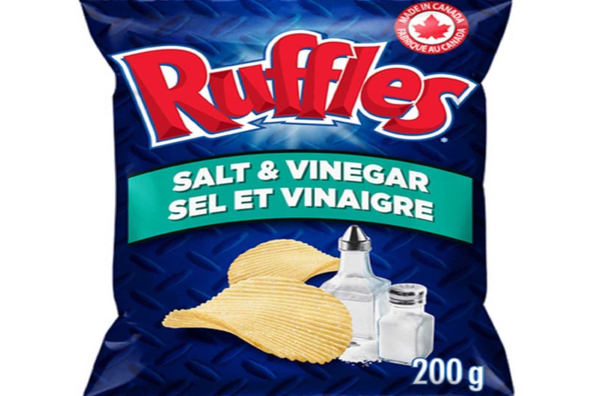 Frito Lay Ruffles Salt & Vinegar (200g)