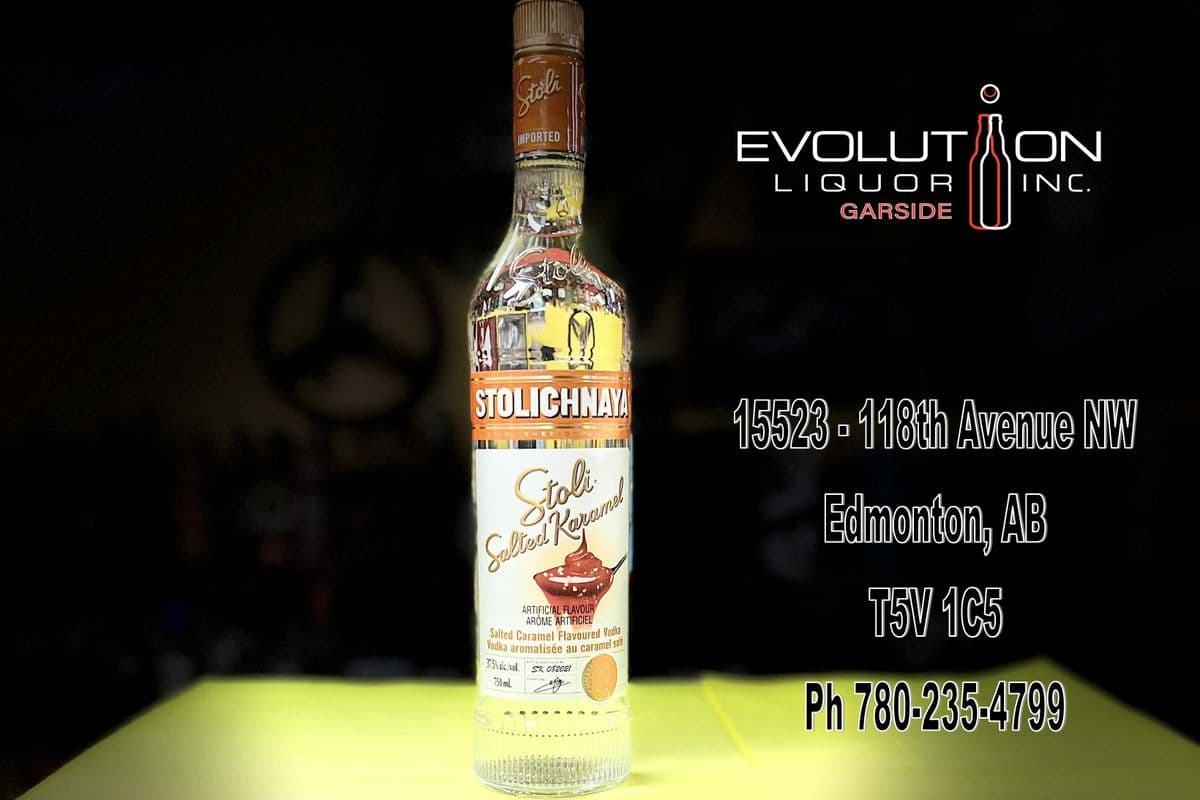 Stolichnaya Vodka Salted Karamel 0750G (1 x 750ml Glass Bottle)