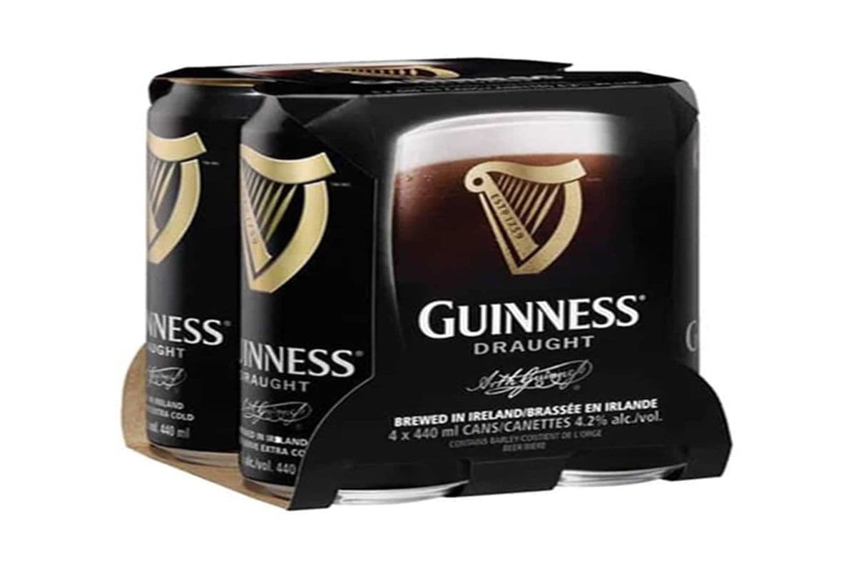 GUINNESS DRAUGHT 4 CANS (4 x 440ML)