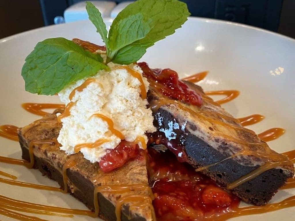 Chocolate Cream Cheese Brownie