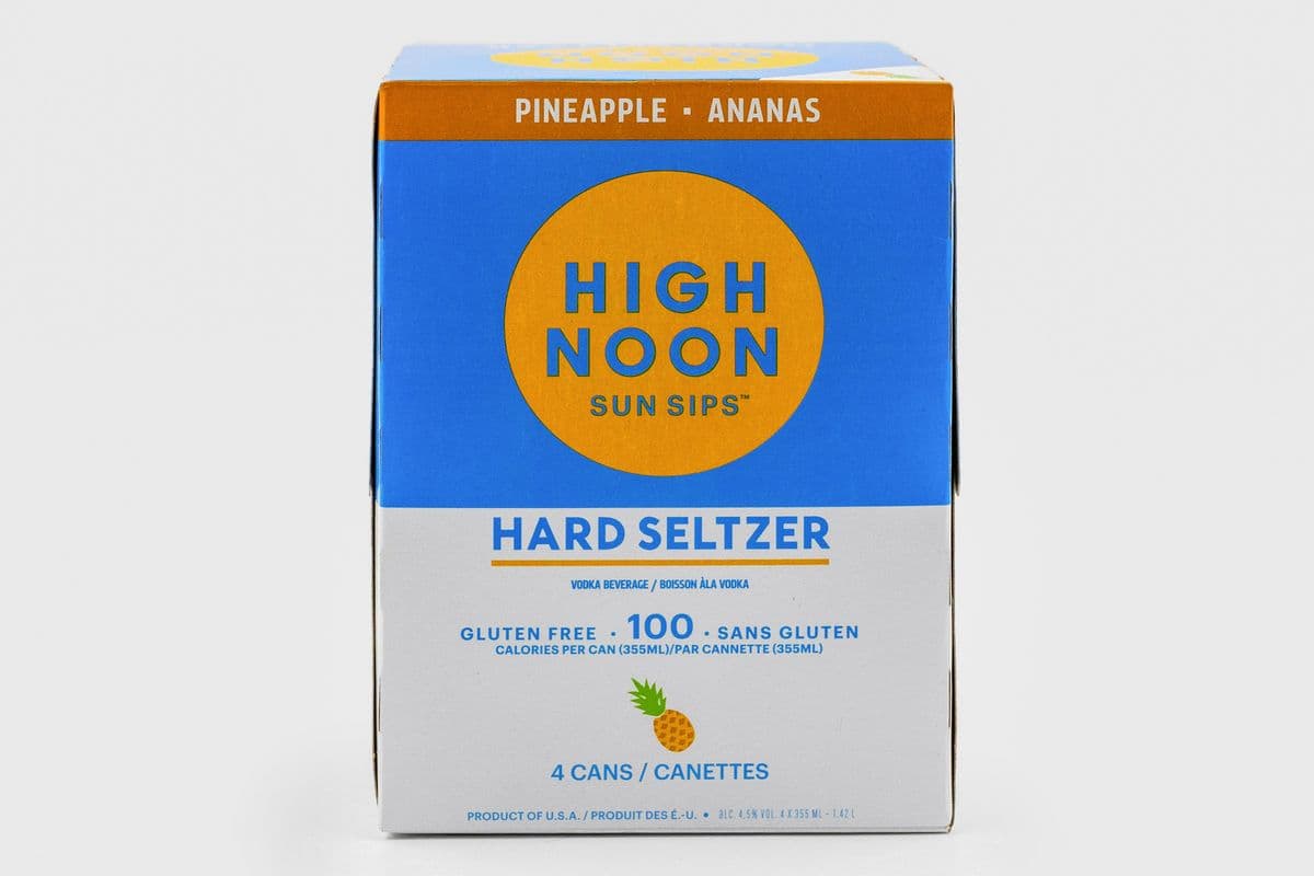 High Noon Seltzer - Pineapple (4 x 355 ml)