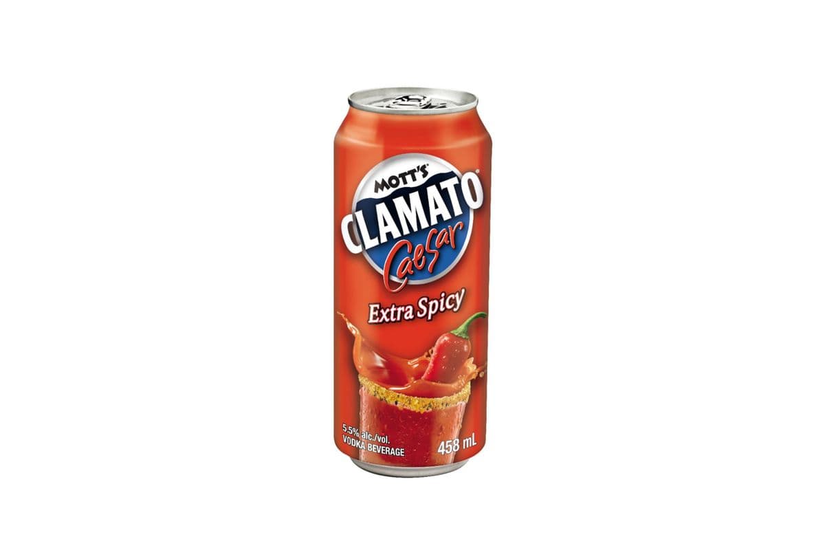 Mott's Clamato Extra Spicy (458 ml Can) (1 x 458 ml)