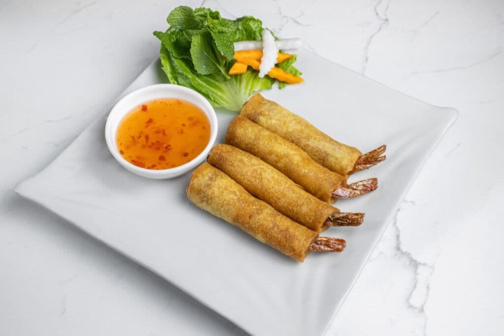 A12. Rouleaux impériaux frits / Fried spring rolls - Crevettes / Shrimps