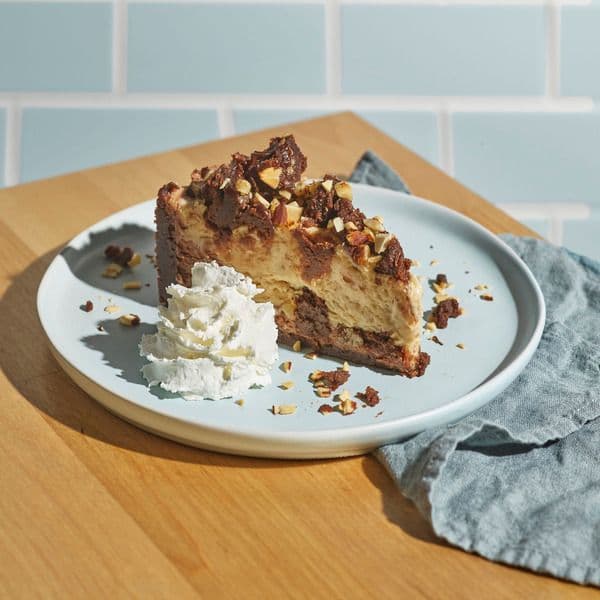 Peanut Butter & Fudge Brownie Cheesecake