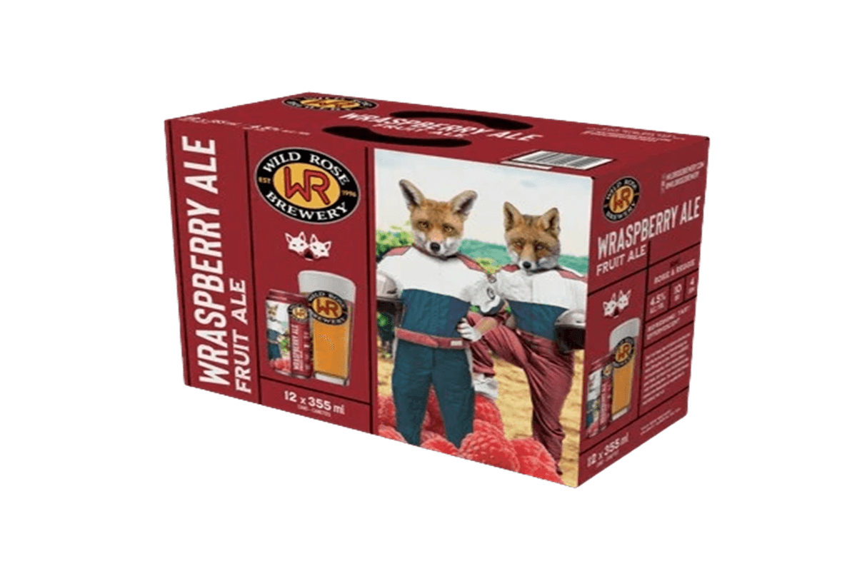 Wild Rose Wraspberry Ale Cans (12 x 355ml)