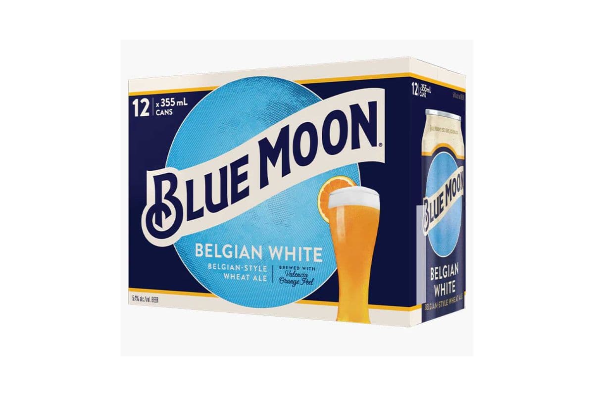 Blue Moon Belgian White (12 x 355 ml Cans)