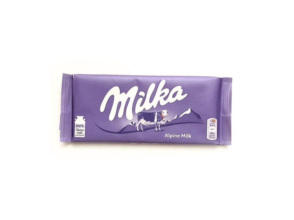 Milka Alpine Milk Creamy European Chocolate Bar