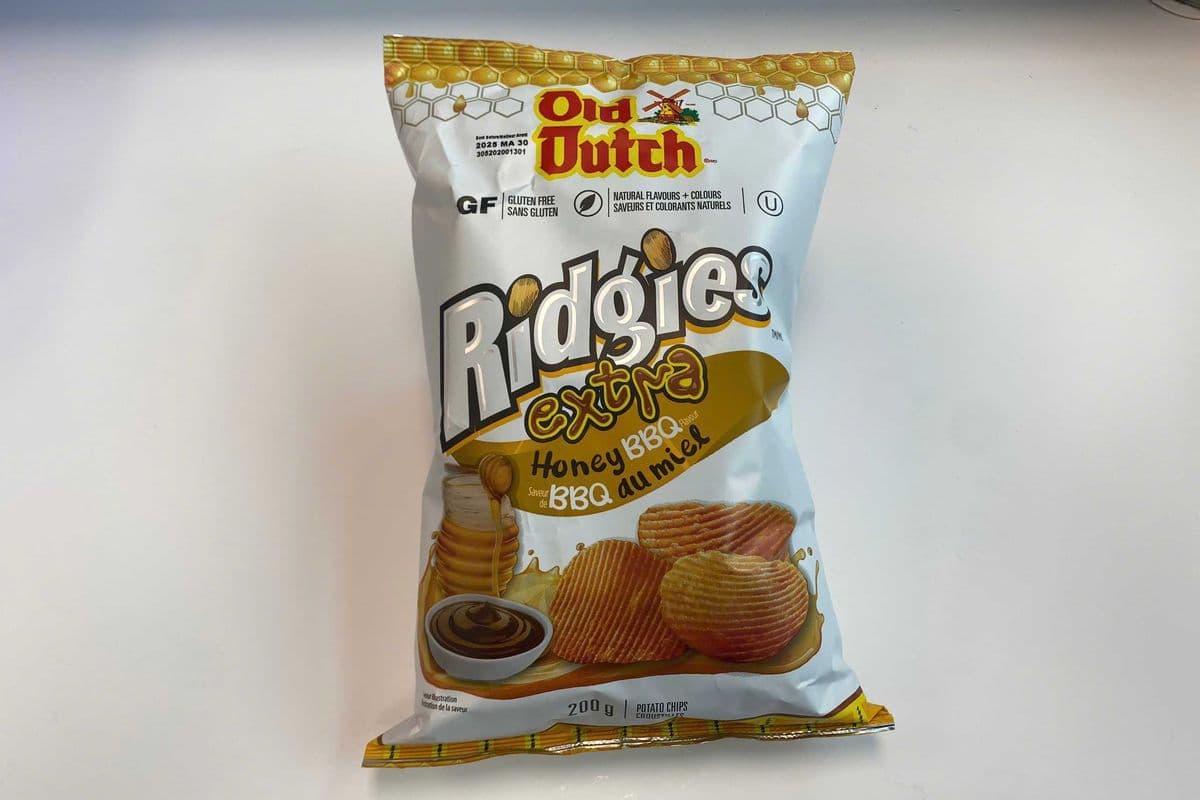 Old Dutch Ridgies Extra Honey BBQ (200g) (260 Cal)