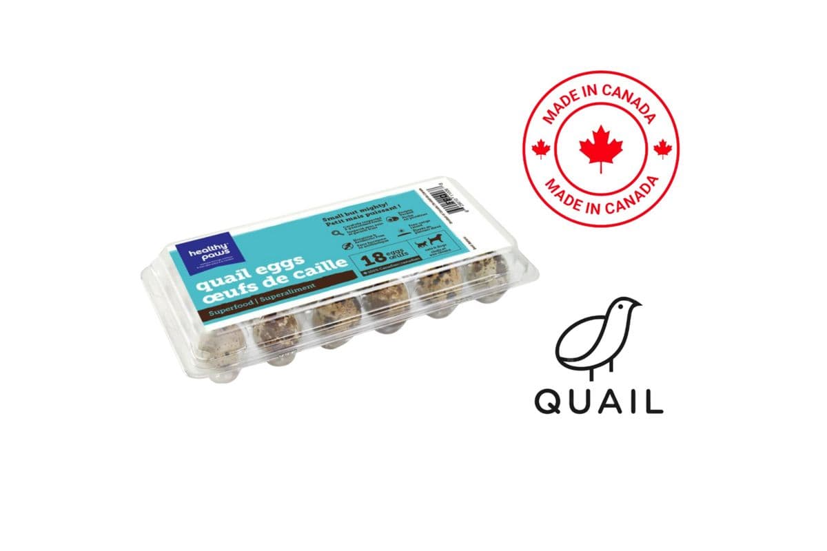 Healthy Paws - Quail Eggs (18 Egg Carton)