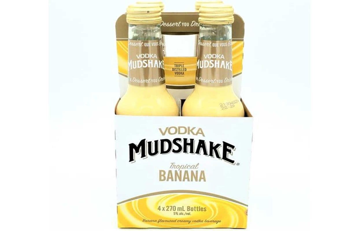 VODKA MUDSHAKE BANANA 4 BOTTLES (4 x 270 ML)