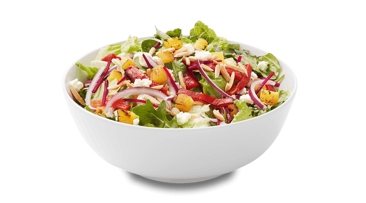 Pineapple, Beet & Goat Cheese Salad