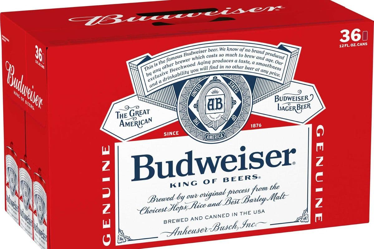 Budweiser (36 x 355 ml Cans)