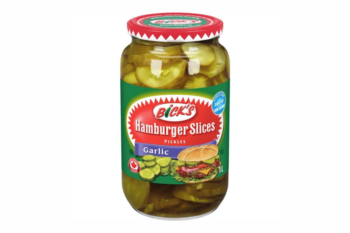 Bicks Garlic Hamburger Slices Pickles (1 L)