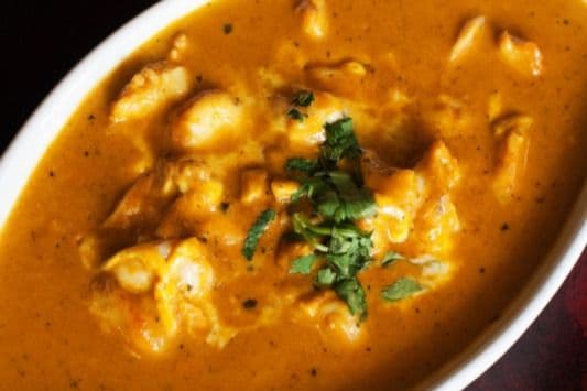 Curry Prawns (6pcs) With Rice 咖喱大虾饭(6只)