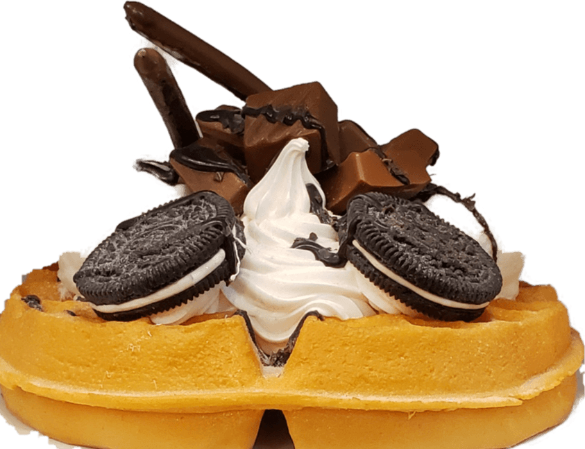 Oreo Chocolate Cake Waffle