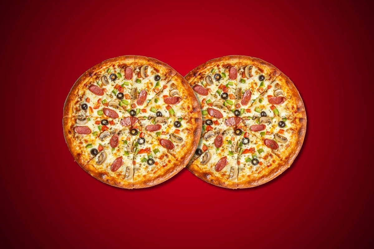 14" Large Mexican Pizza and Choice of Second Pizza