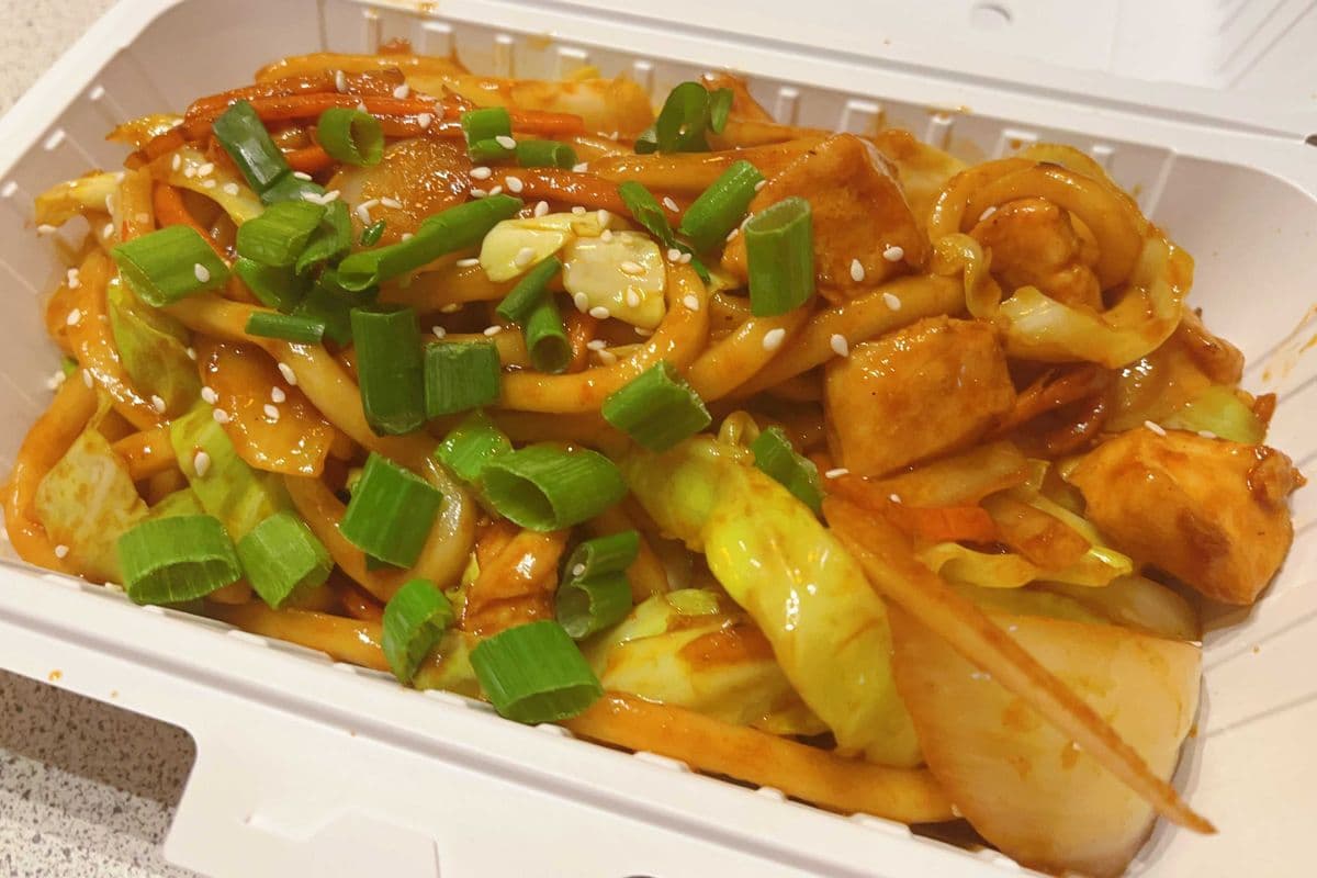 12. Chicken Fried Noodle 鸡肉炒面