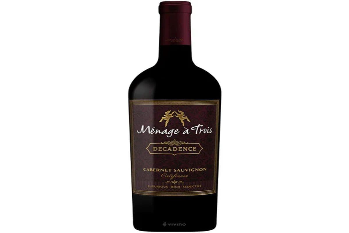 MENAGE A TROIS DECADENCE CAB-SAU (750ML) 13.5% ABV (1 x 750 mL)