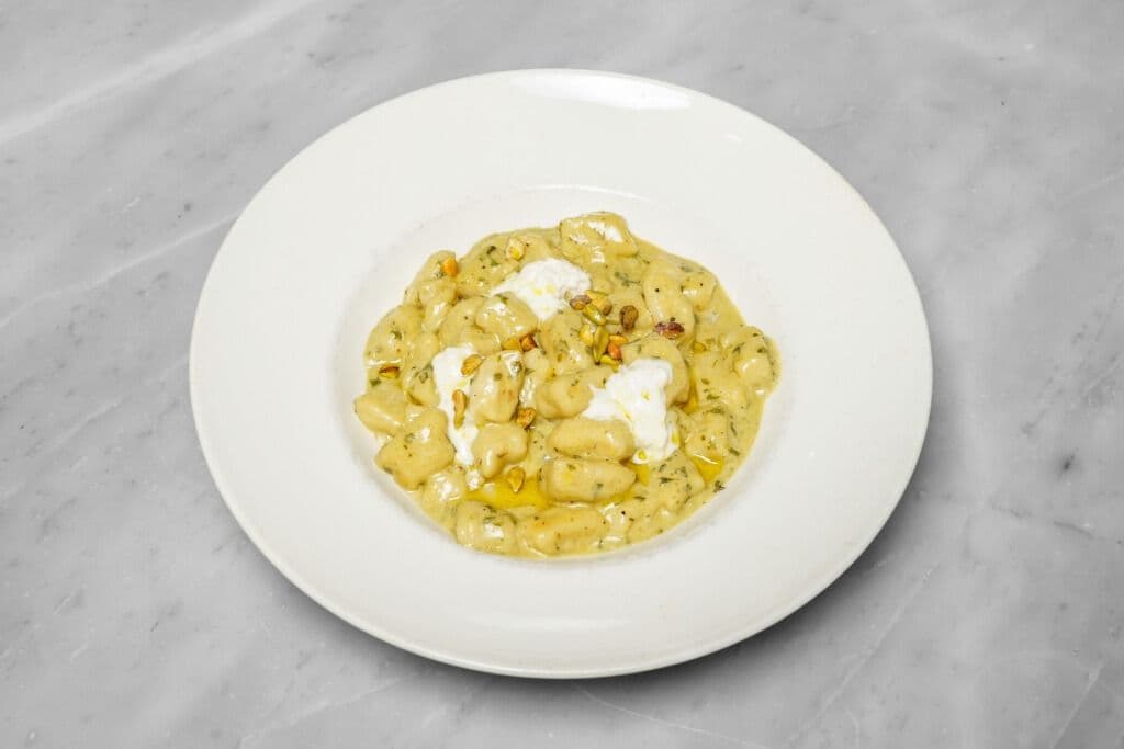 Spinach Basil Pesto Gnocchi