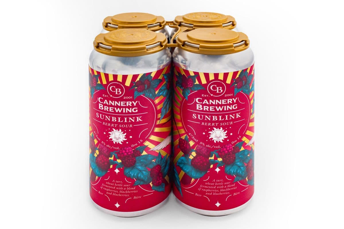 Cannery Brewing Sunblink Berry Sour (4 Pack) (1 x 473 ml)