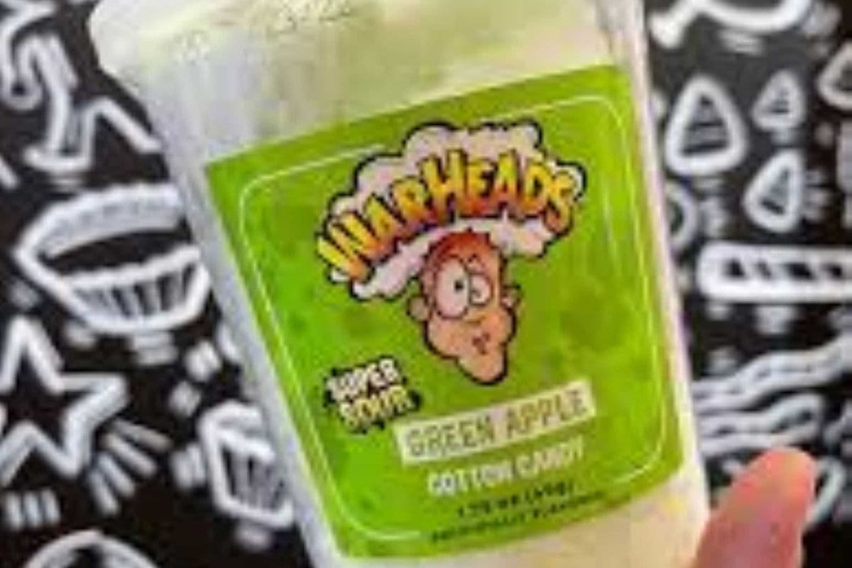 War Heads Cotton Candy Green Apple