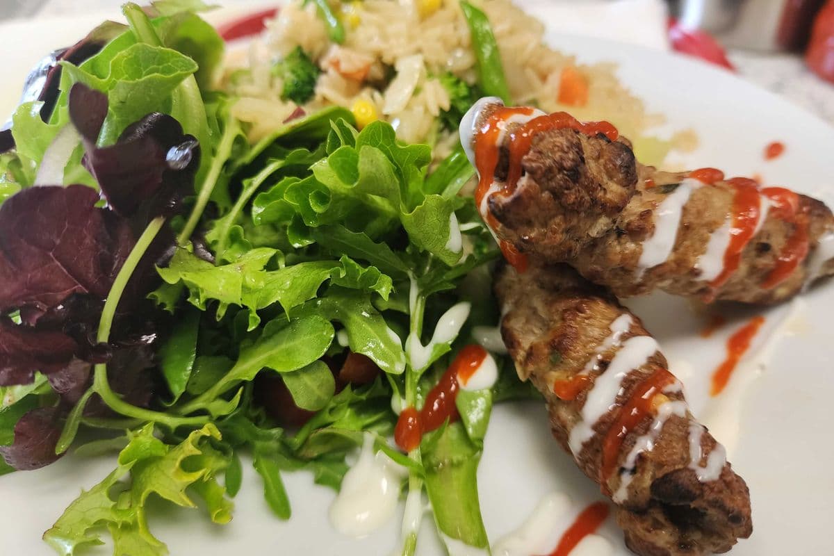 Chicken seekh kabobs