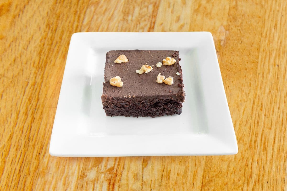 Zucchini Walnut Brownie