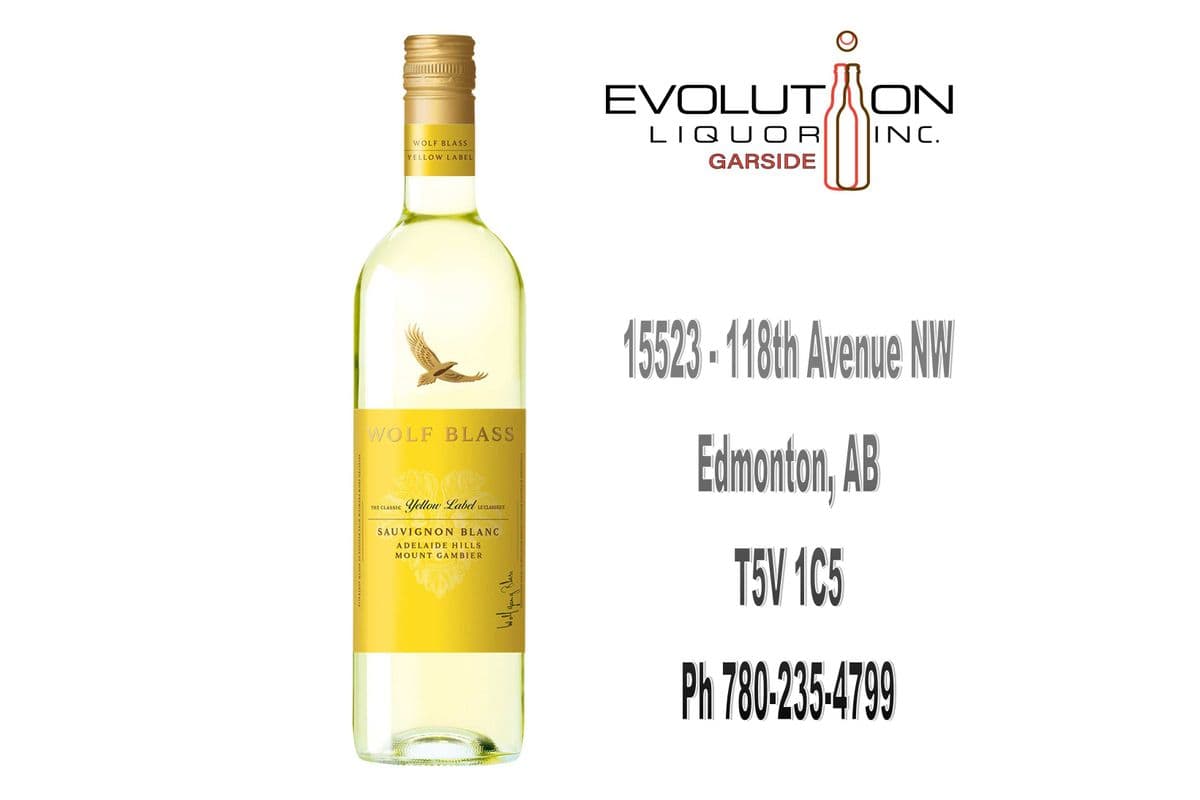 Wolf Blass Yellow Label Sauvignon Blanc 0750G (1 x 750ml Glass Bottle)